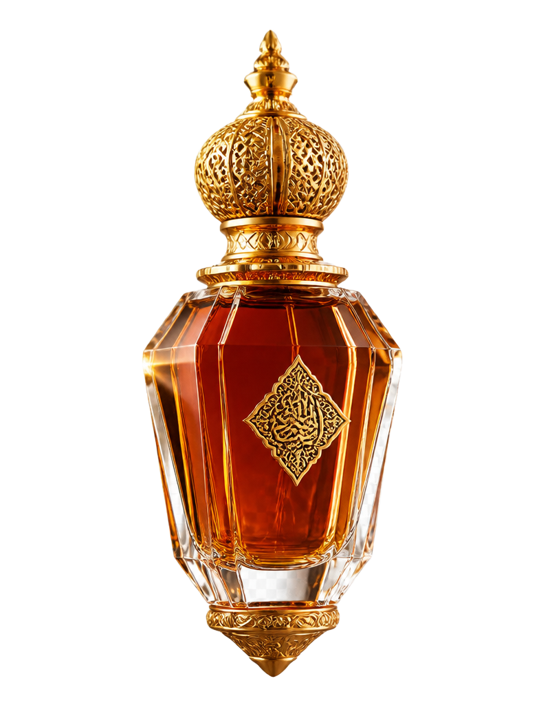 Frasco de perfume árabe premium